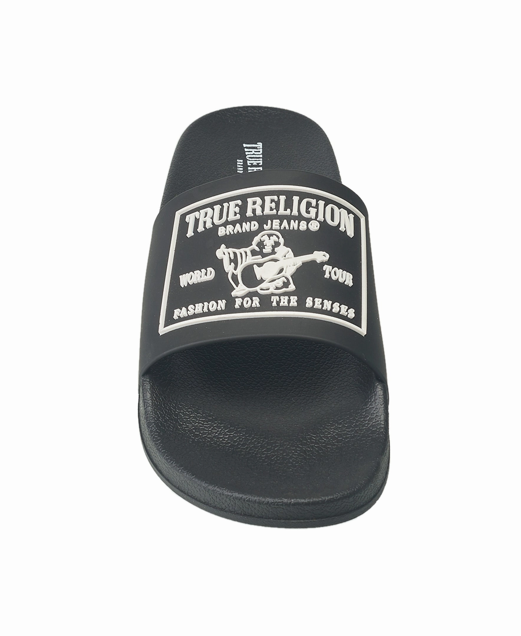 True Religion Men's Kendrick Slides Old Slippers