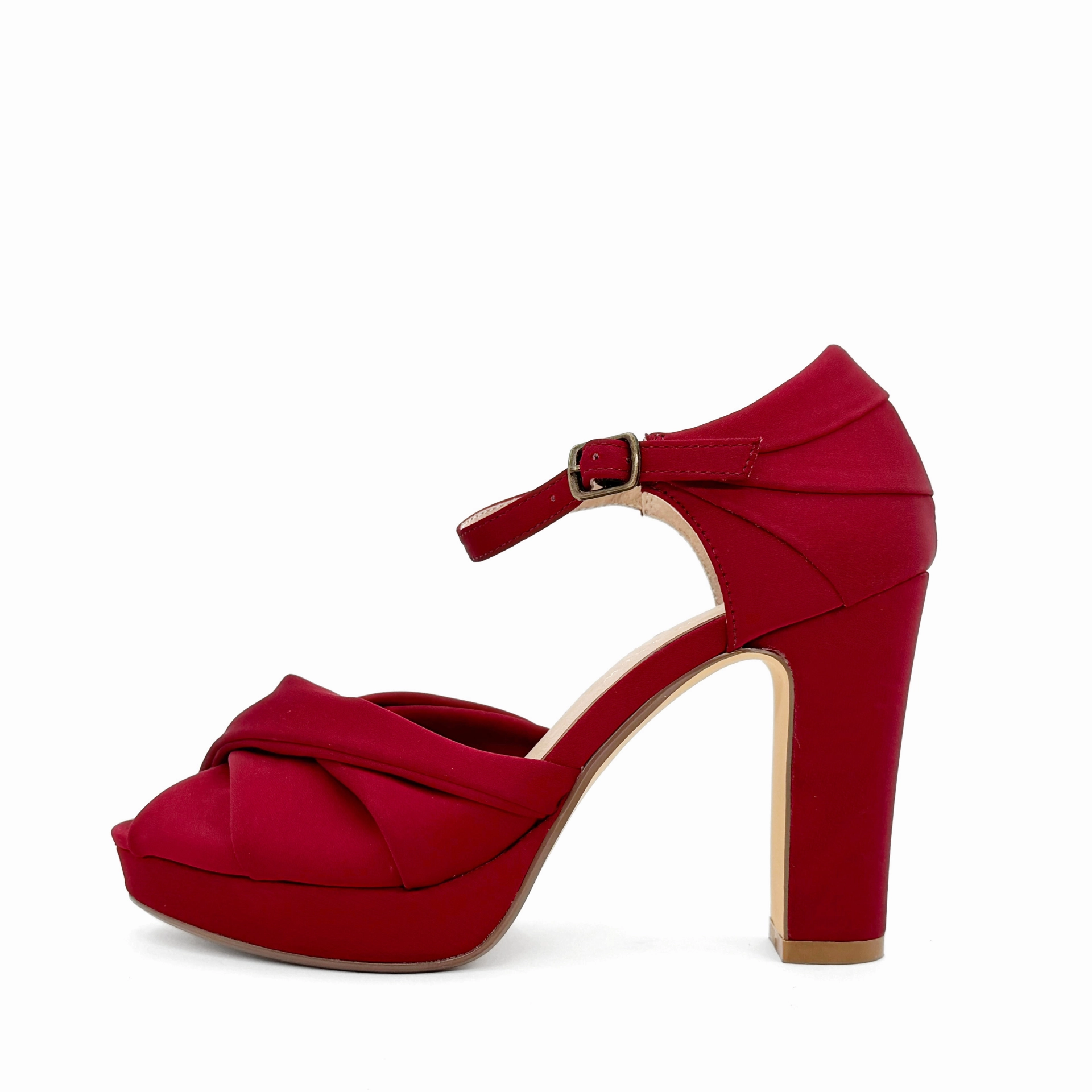 High Heels Size 10 Gloria Satin Heels