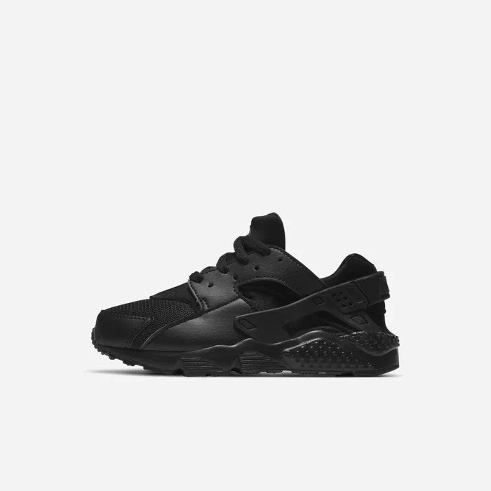 Nike Air Huarache Run 704949-016 Sneaker Kids Triple Black Low Top Running Shoes Colorful Nike Tennis Shoes