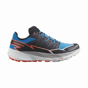 Hellcat Trail Shoes Salomon | Men's Thundercross Running Shoes - French Blue/Black/Cherry Tomato