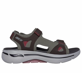 GO WALK ARCH FIT - MISSION II - OLIVE Raramuri Sandals