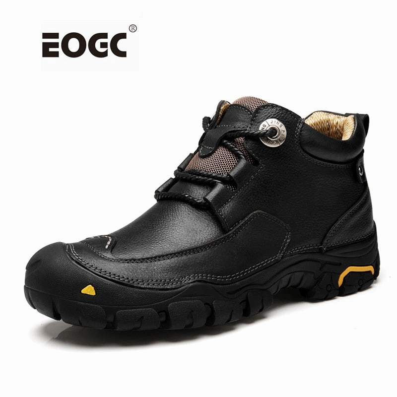 Size 12 Cowboy Boots Fashion Men Boots Handmade Genuine Leather Ankle Boots  Two Style Autumn Working Shoes Men Dropshipping