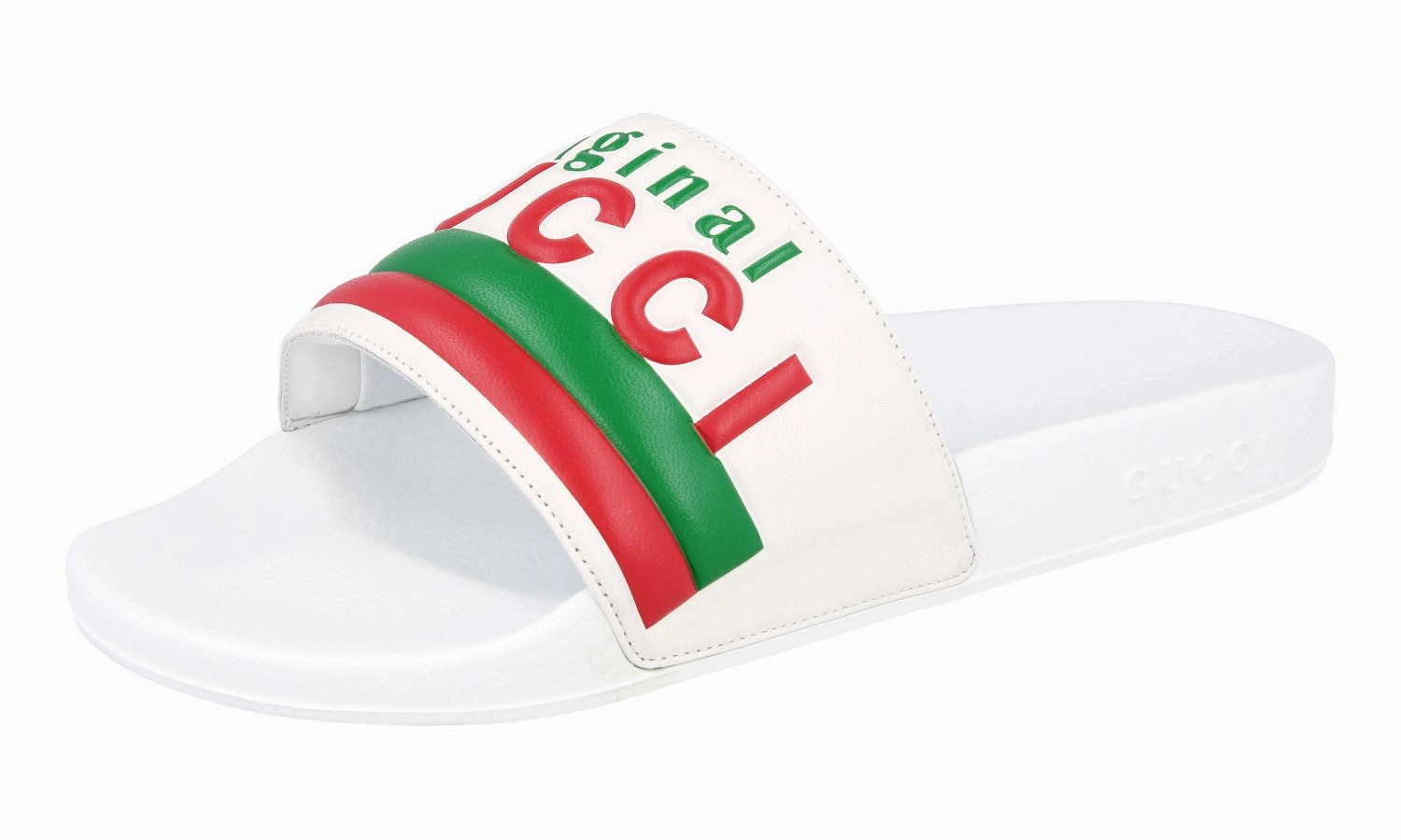 Sandals Royal Barbados Reviews Gucci Men's White Leather Sandals 630606