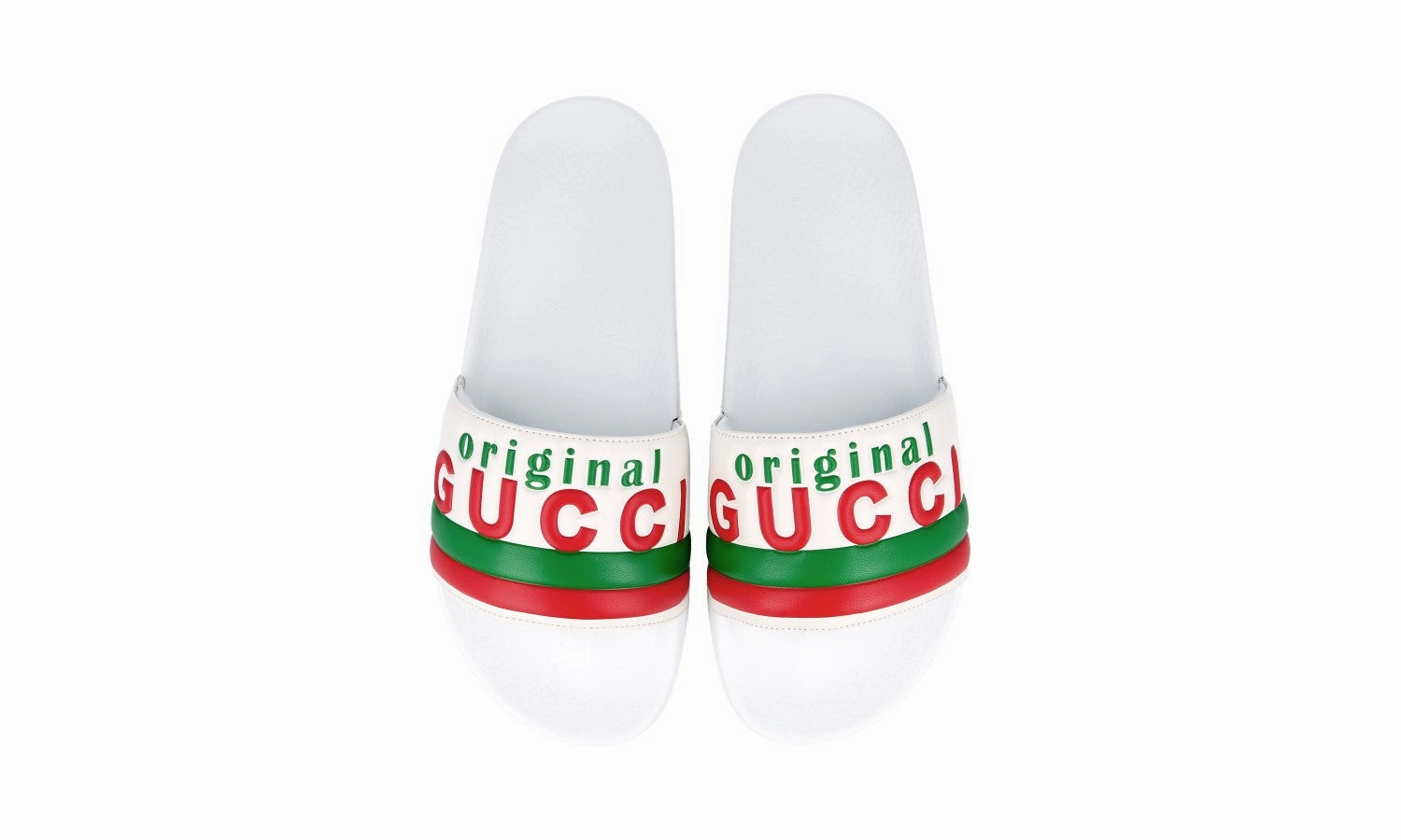 Sandals For Water Gucci Men's White Leather Sandals 630606
