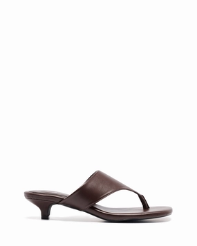 Hailey Thong Heel Chocolate High Heel Models