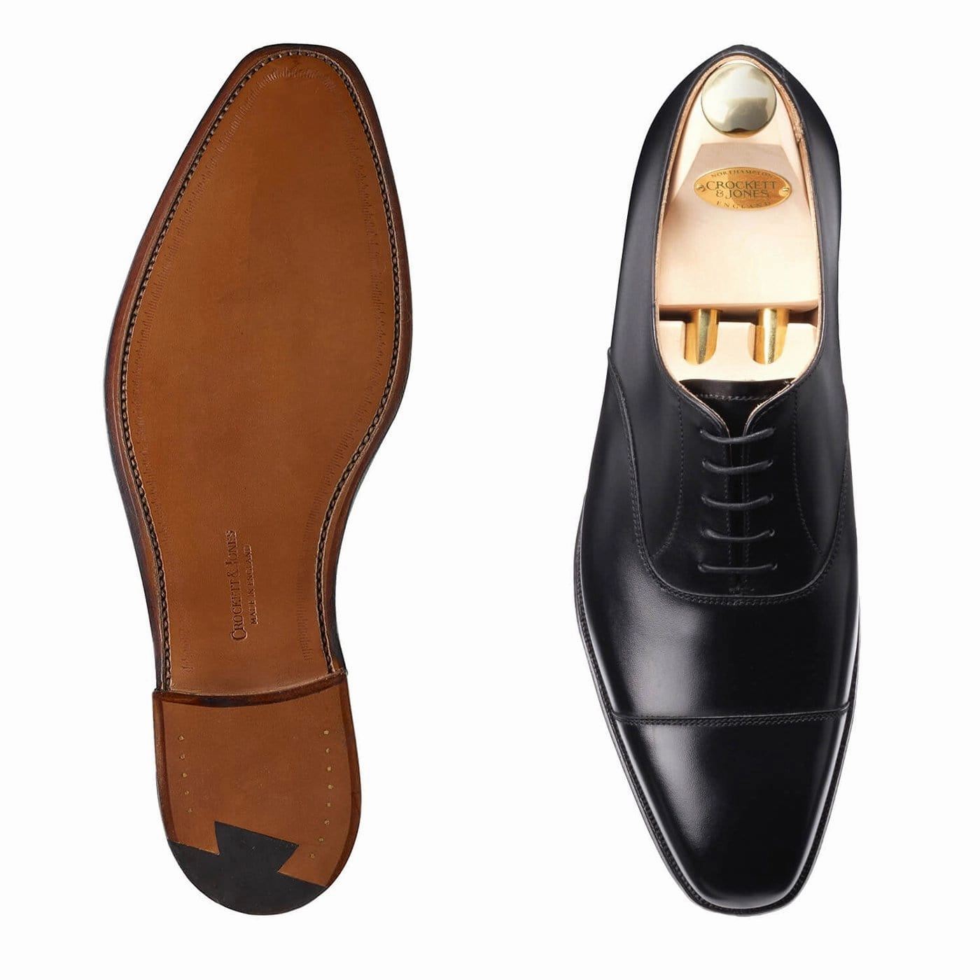 Tlb Mallorca Wholecut Oxfords Hallam Black Calf