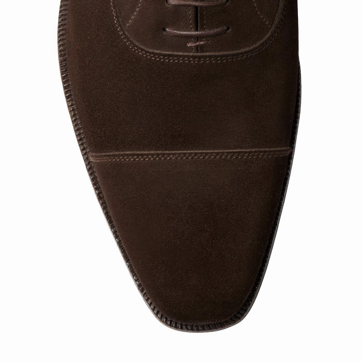 Italian Oxford Shoes Hallam Espresso Calf Suede
