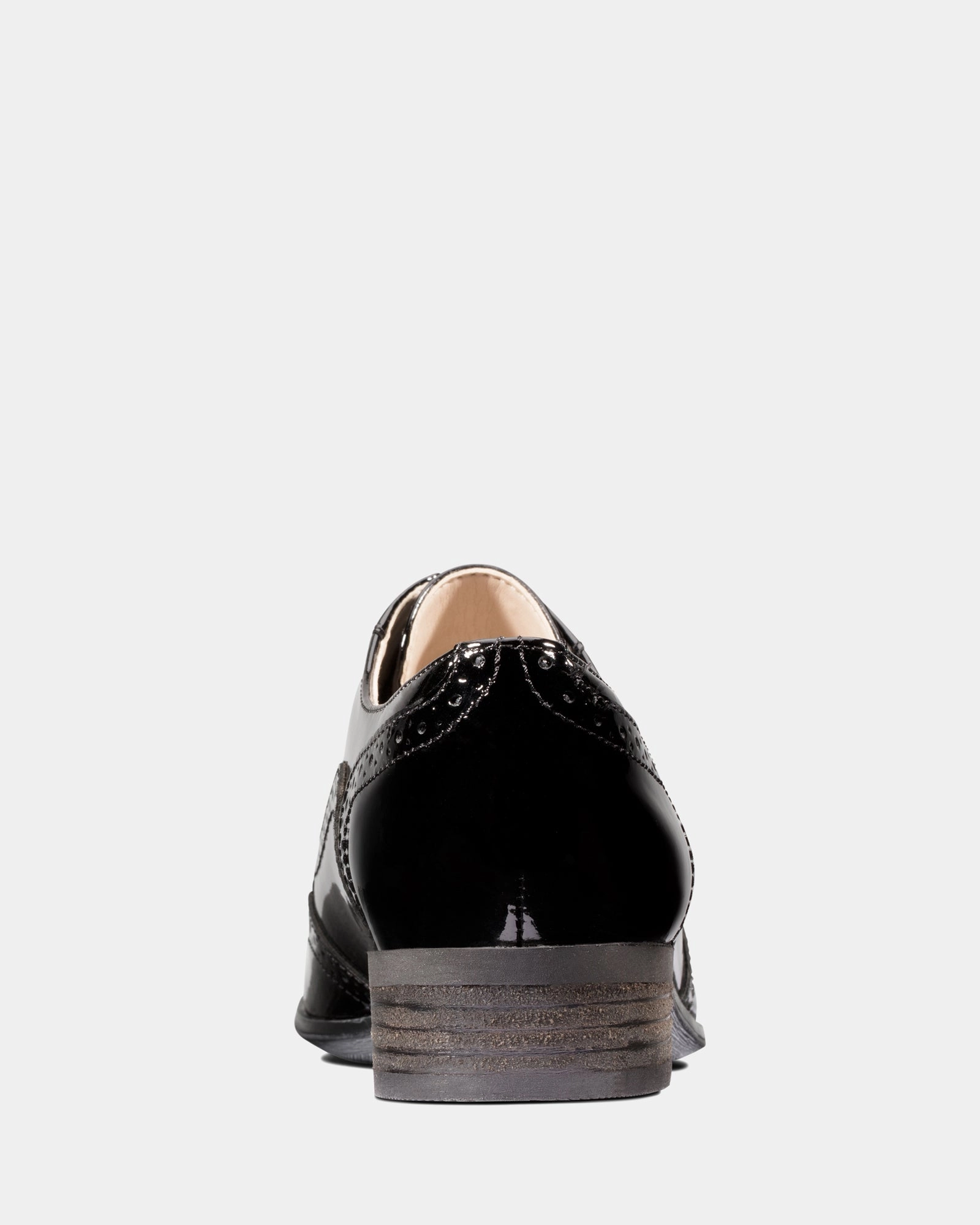 Hamble Oak Black Patent Brown Brogues Next