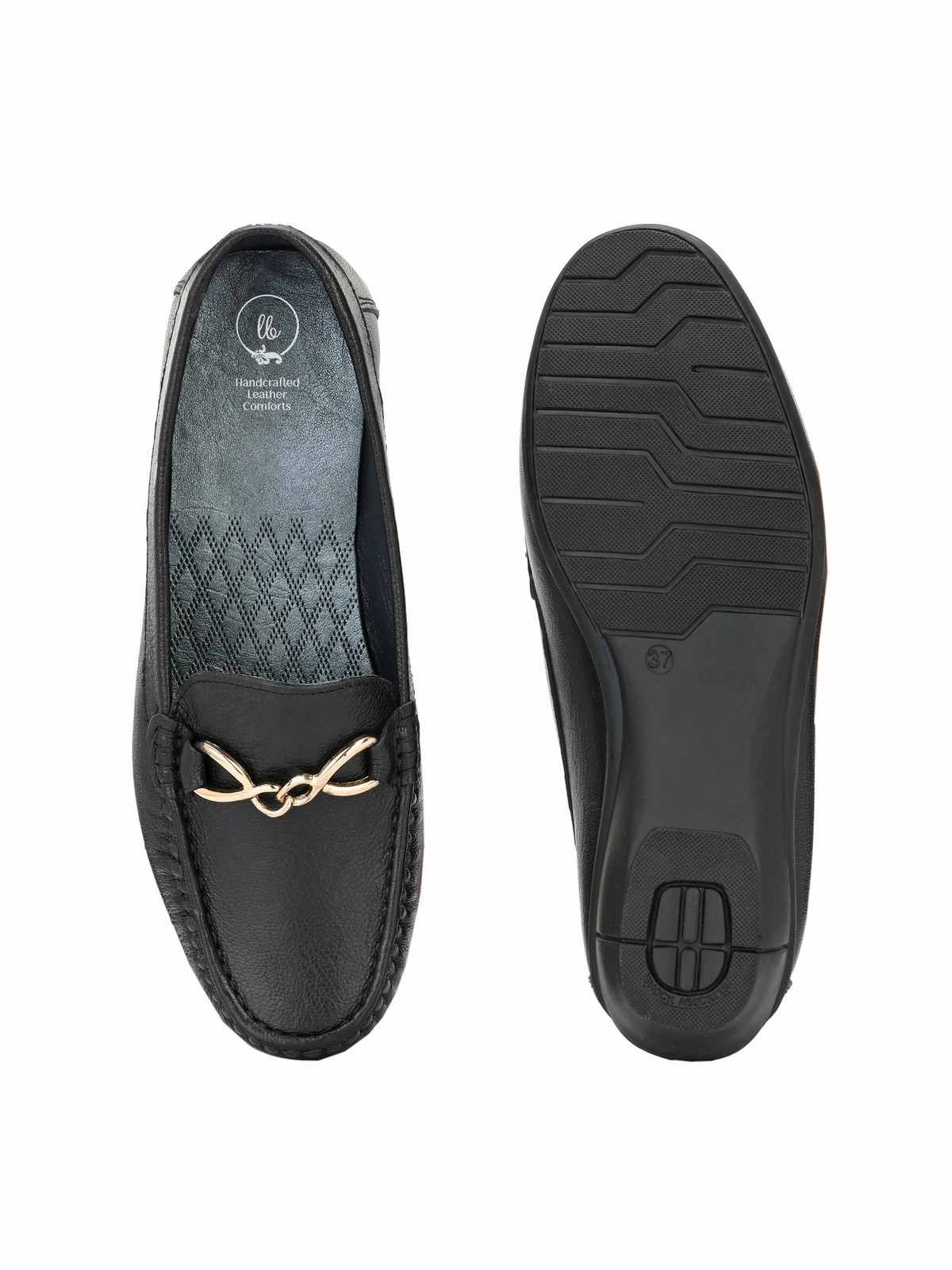 Sarah Black Leather Cushion Loafers Gucci Loafers Fur