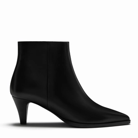 Spanish Leather Boots Vendme Lola black calfskin leather boots