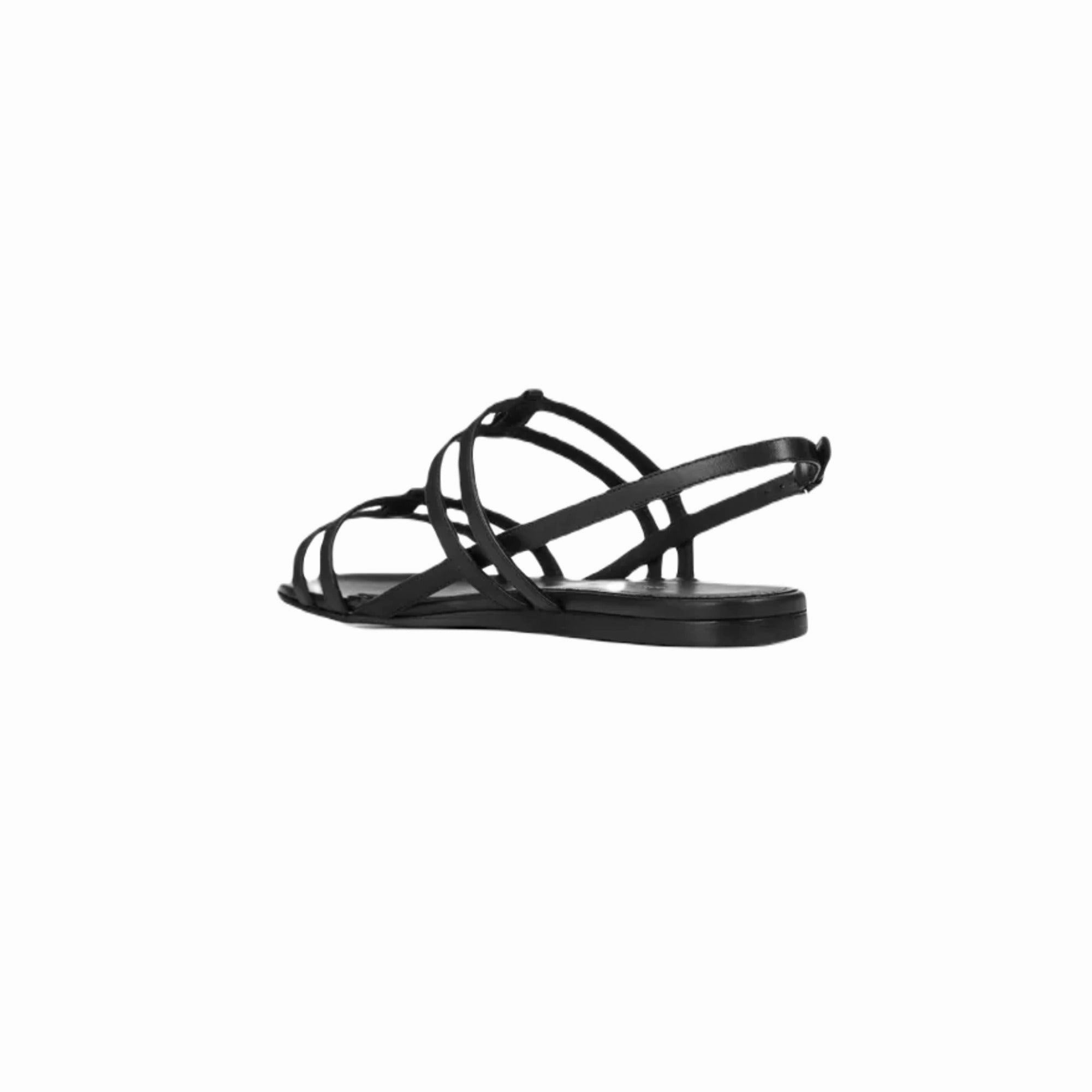 Ferragamo Typa Women's Sandals Black Dr Marten Flower Sandals