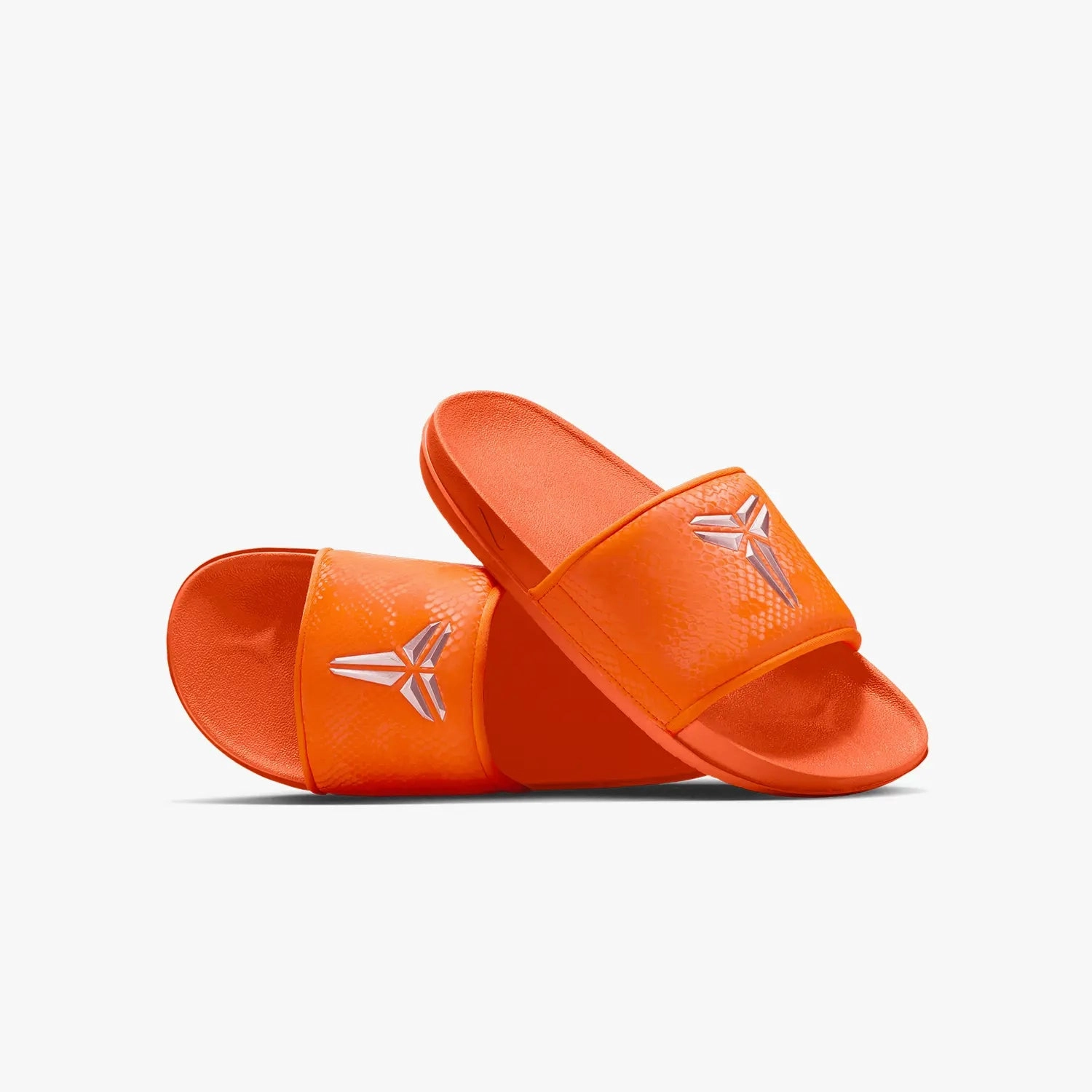 Men's Kobe Offcourt Slide "Safety Orange" Slippers For Achilles Tendonitis