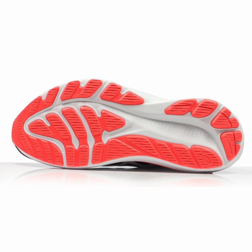 Heel Lock Lacing Running Shoes Asics GT-2000 v12 Men's Running Shoe - Black/Sunrise Red