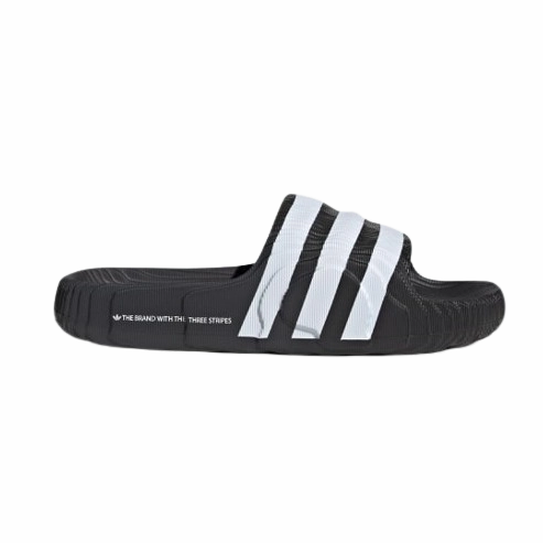 Adidas Men's Adilette 22 Slides - Core Black / Cloud White Usa Made Slippers