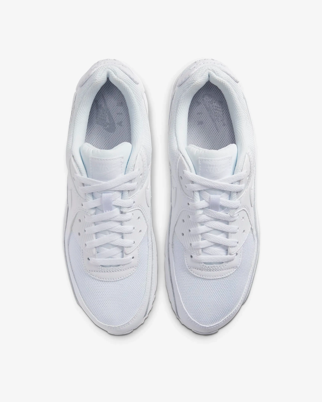 Nike Air Force Golf Shoe Nike Air Max 90 CN8490-100 Sneaker Men's White Leather Low Top Running Shoes