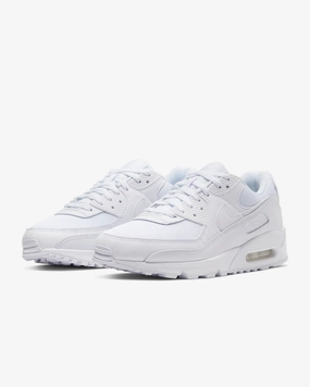 Nike Air Max 90 CN8490-100 Sneaker Men's White Leather Low Top Running Shoes Nike Shaq Shoes