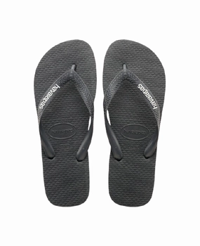 HAVAIANAS LOGO FILETE - BLACK/BLACK/WHITE Flip Flops Manufacturer