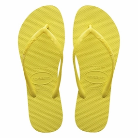 Flip Flops Beach HAVAIANAS SLIM - PIXEL YELLOW