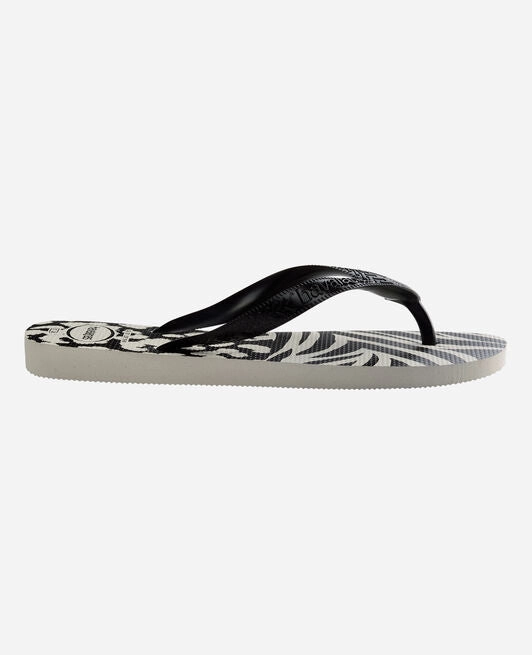 One Size Flip Flops HAVAIANAS TOP ANIMALS - WHITE.BLACK