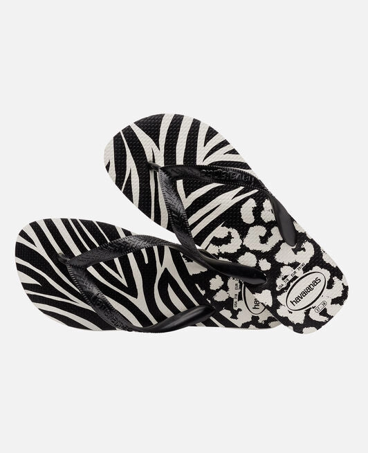 Buy Cheap Flip Flops HAVAIANAS TOP ANIMALS - WHITE.BLACK