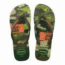 Discontinued Born Sandals HAVAIANAS TOP CAMU - LIME GREEN