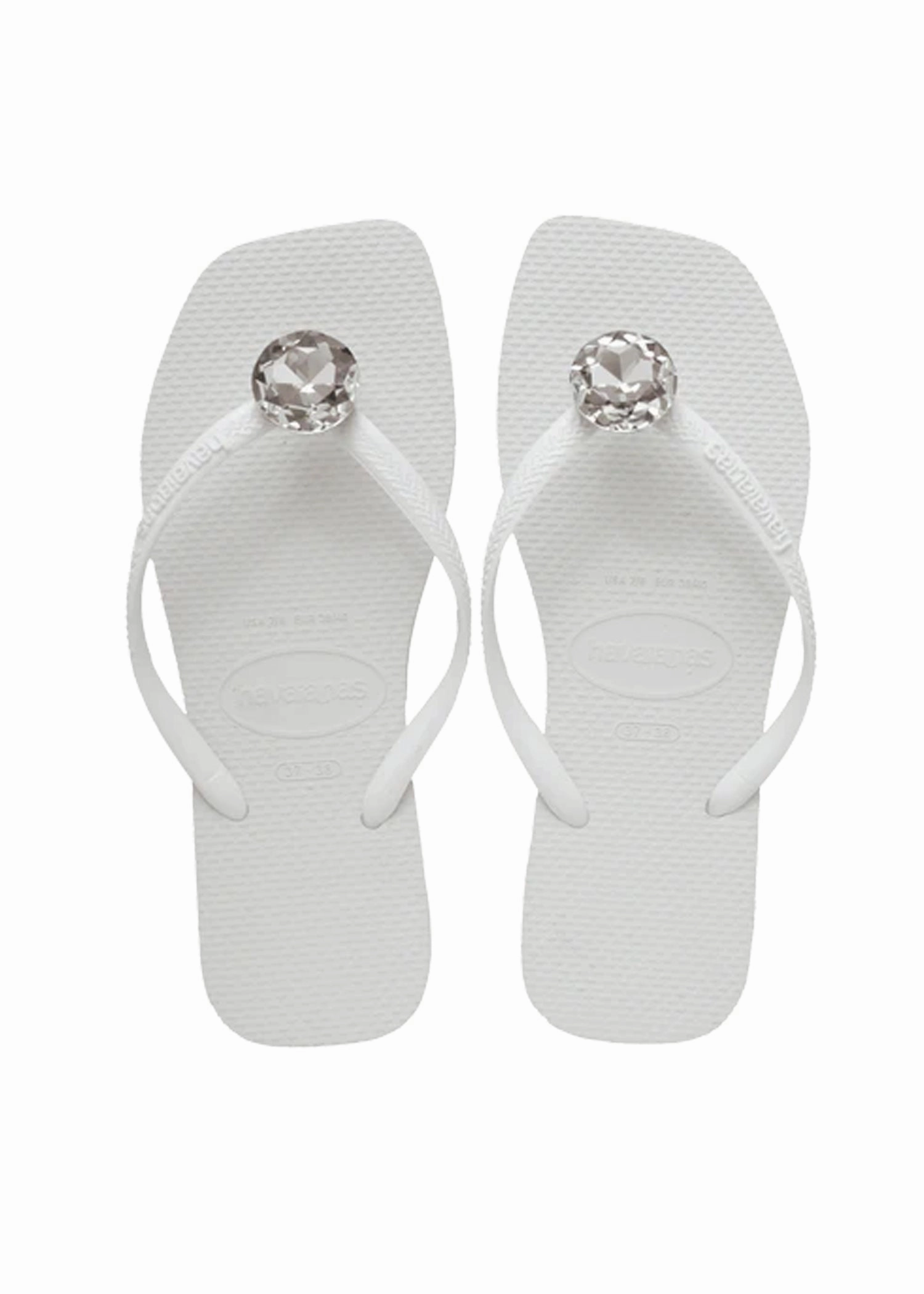 Havianas Slim Square Centenary Diamond Flip Flops Pedicure Disposable Flip Flops