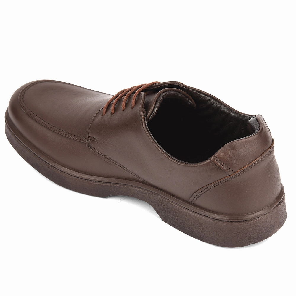Healers Dark Brown Formal Lacing Derby Shoes For Men 204601AN By Liberty Lace-up Oxford Shoes
