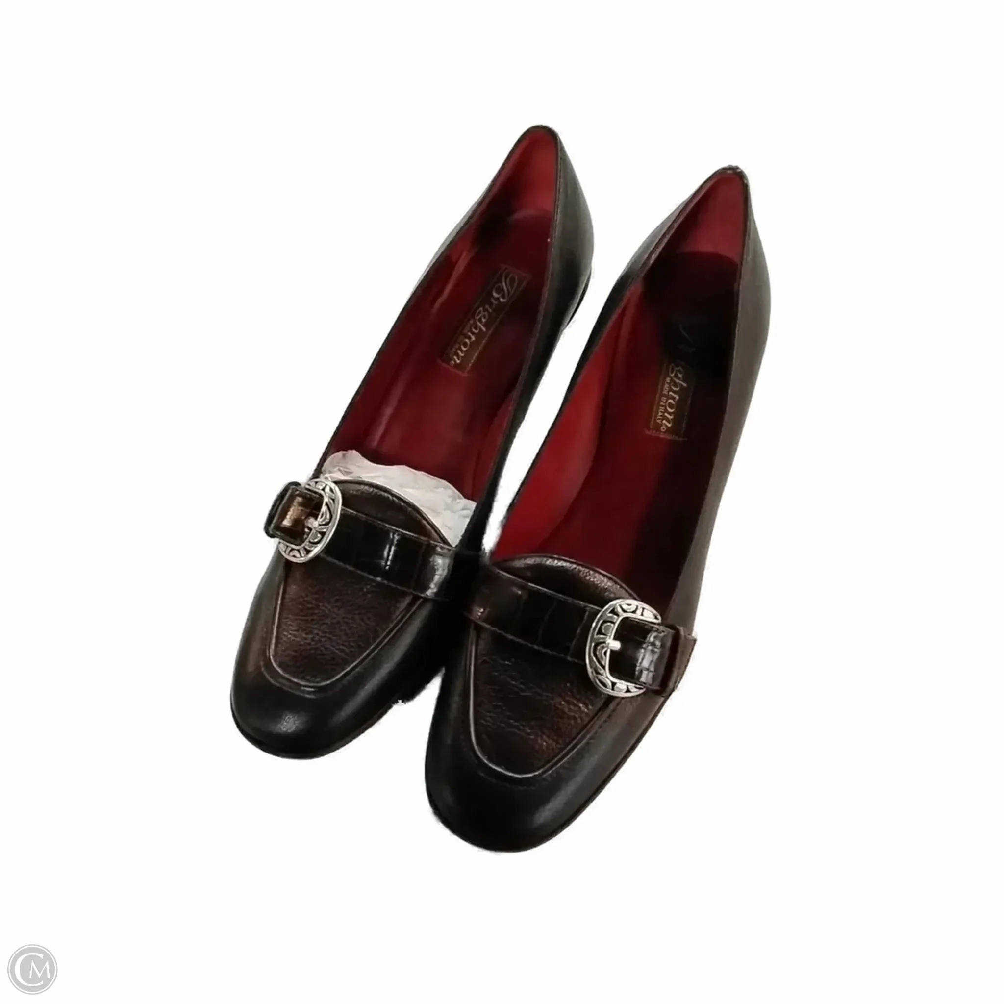 Heel Less Heels Shoes Heels Kitten By Brighton In Brown, Size: 7