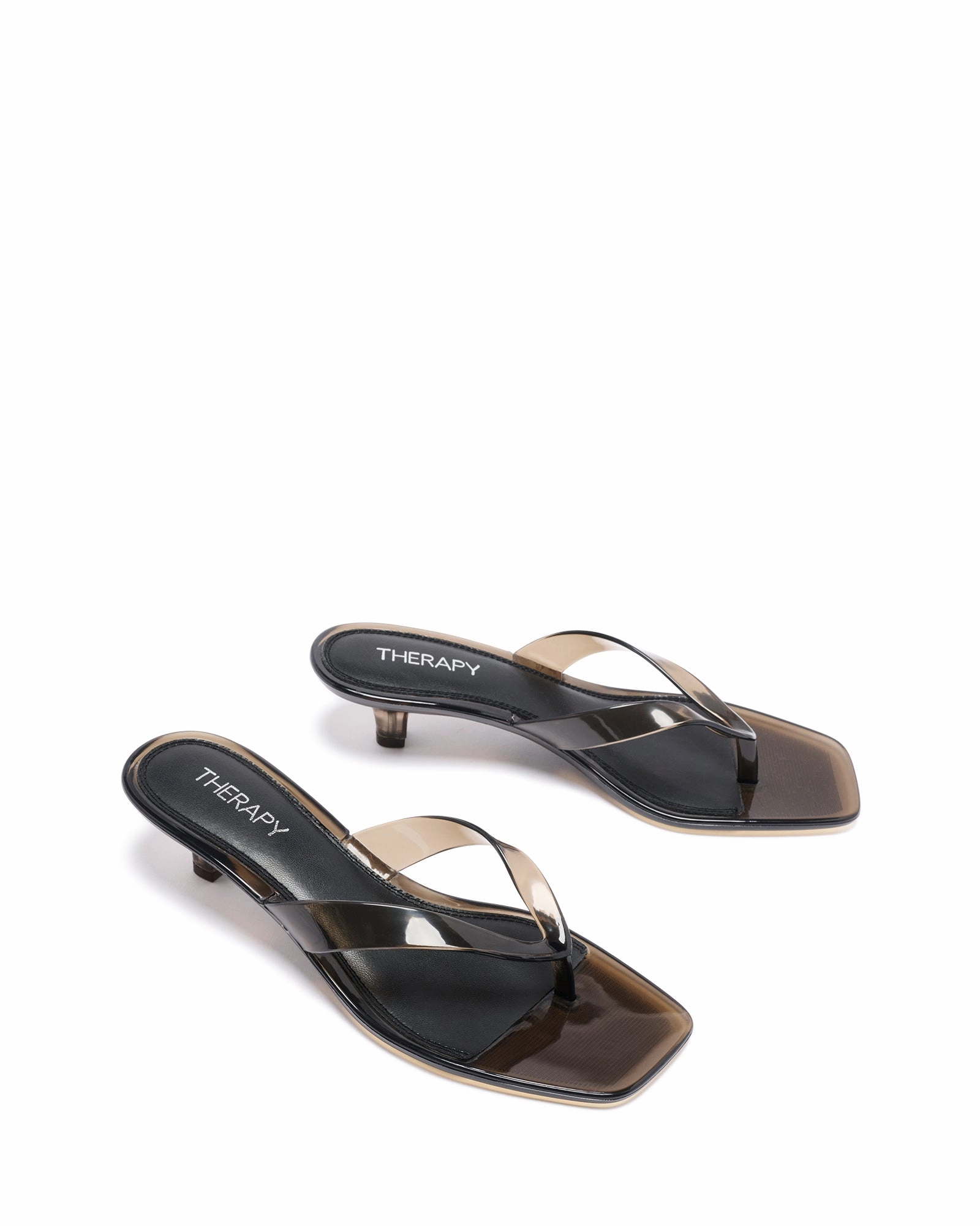 Jellyz Thong Heel Smoke High Heeled Sneakers Shoes