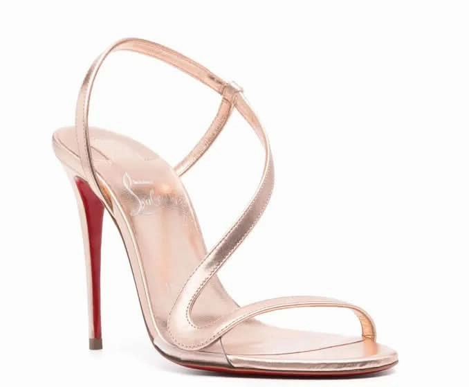 Lyrics Low Spark Of High Heeled Christian Louboutin Rosalie 100mm leather sandals