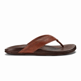 Natural Flip Flops Hiapo - Rum / Dark Wood
