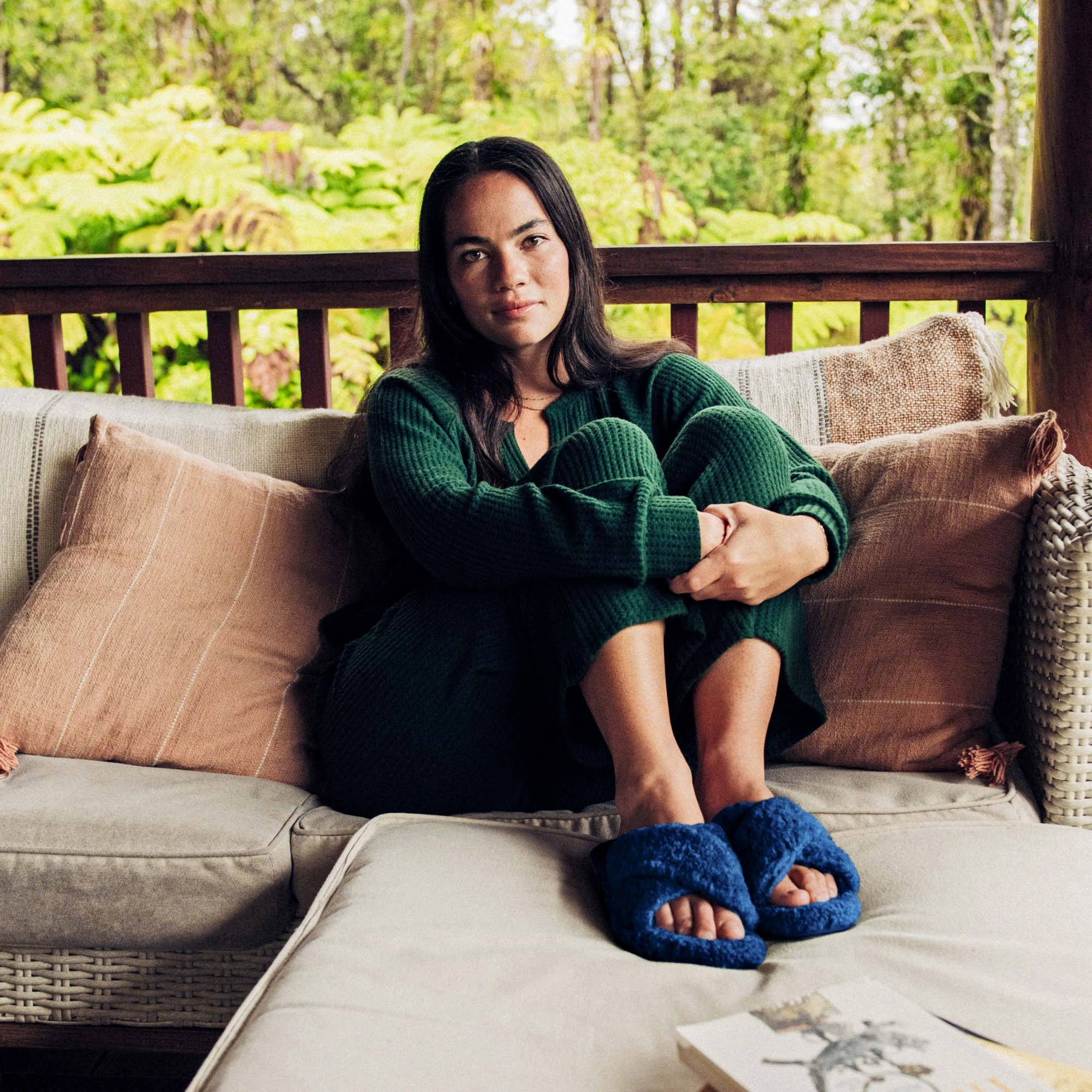 Foam Platform Flip Flops Hila Heu - Moonlit Ocean