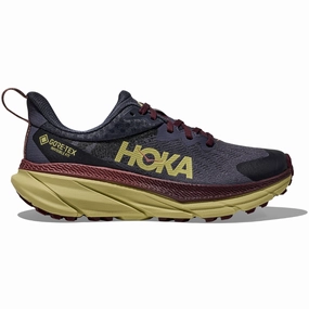 510 Trail Cross Shoes Hoka Challenger ATR 7 GTX Charcoal Grey/Cardamom Running Shoe (Women's)