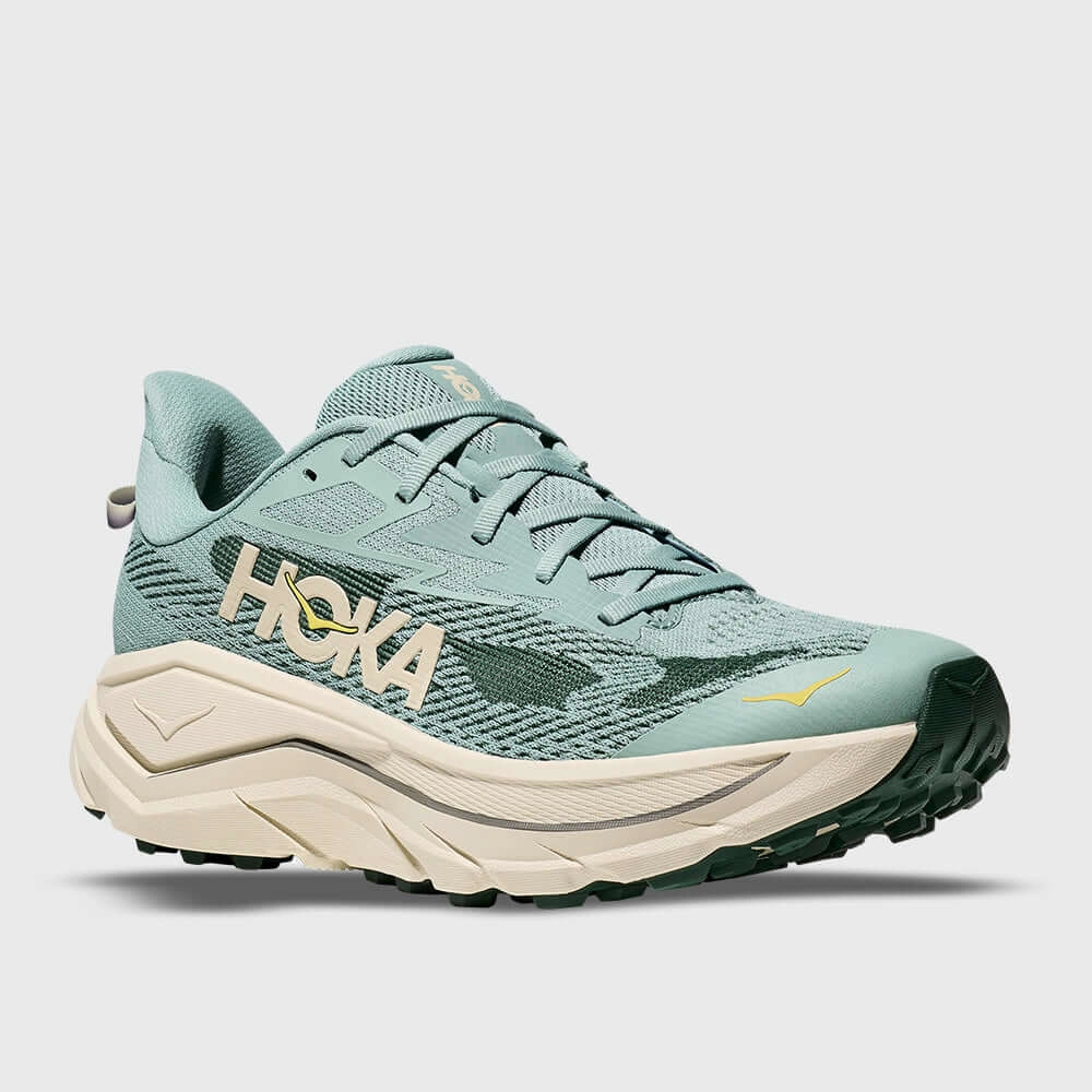 Natural Trail Running Shoes Hoka Mens Challenger 8 Trail Running Shoes Grey