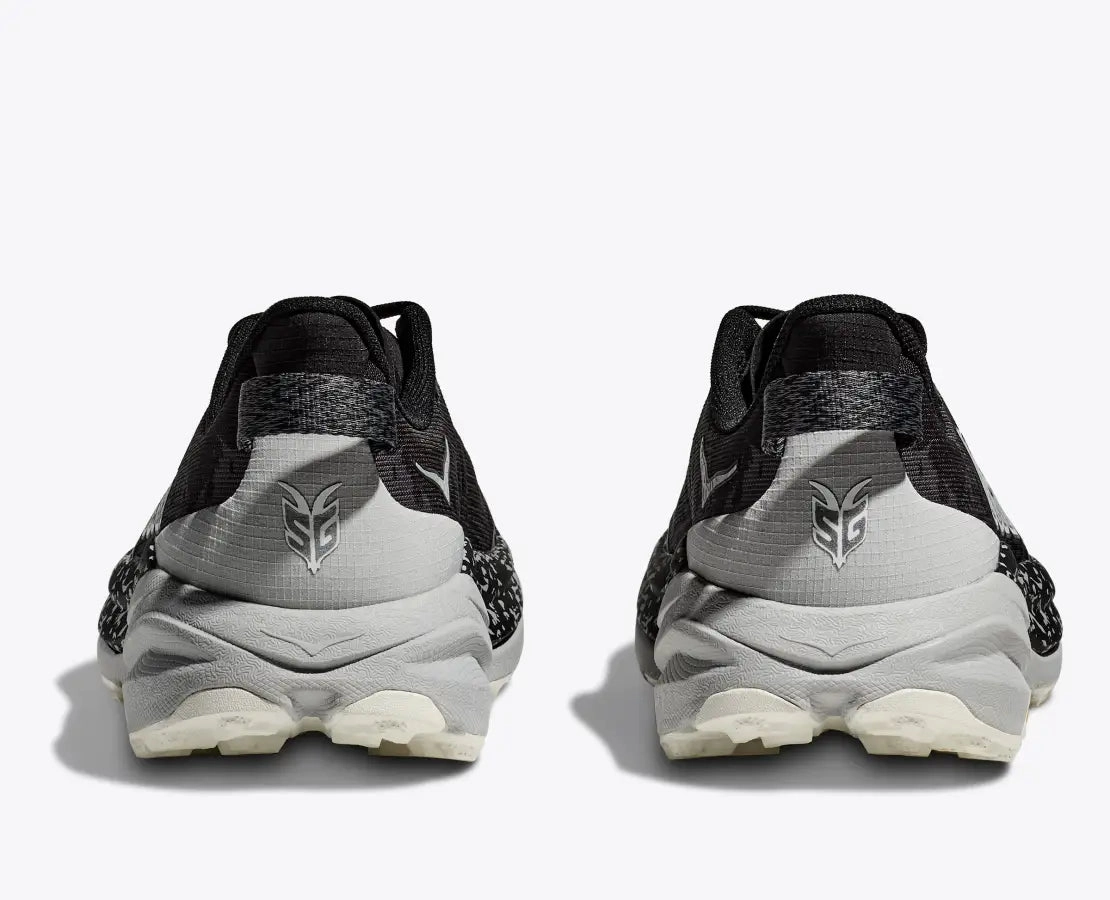 Trail Shoes For Hiking Hoka Mens Speedgoat 6 - Black/Stardust (1147791-BKSTR)