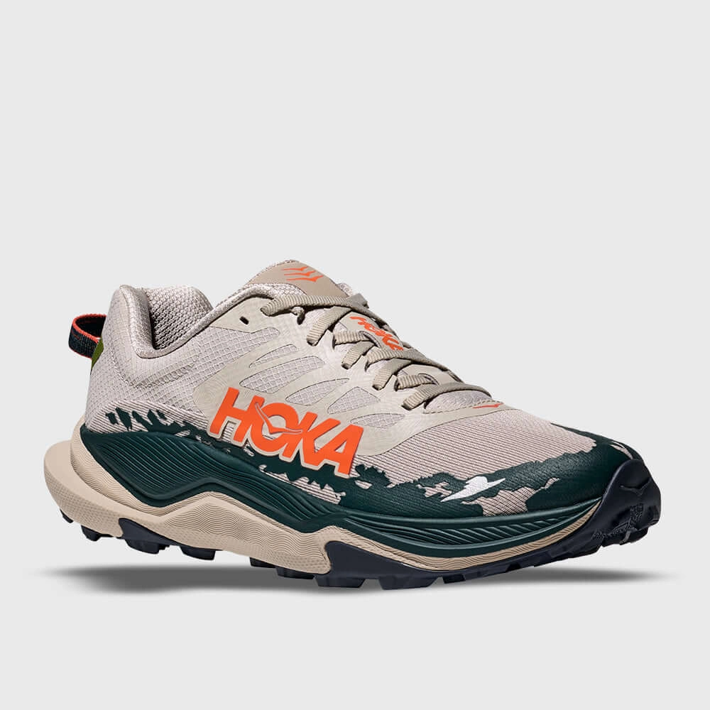 Hoka Mens Torrent 4 Trail Running Shoes Brown Trail Bike Shoes