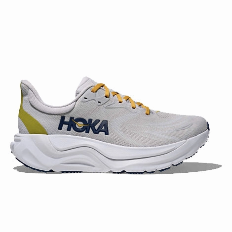 Hoka One One Arahi 8 2E Wide Fit Men's Running Shoe - Stardust/Cosmic Grey Running Shoe Wide