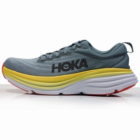 Best Arch Support Running Shoe Hoka One One Bondi 8 Men's Running Shoe - Goblin Blue/Mountain Spring