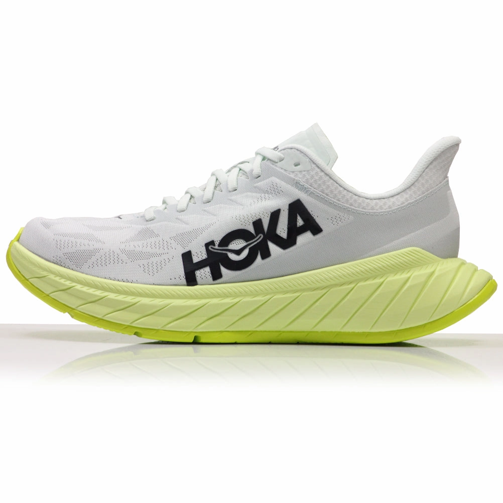 Running Shoes Under 100 Euros Hoka One One Carbon X 2 Men's Running Shoe - Blue Flower/Luminary Green
