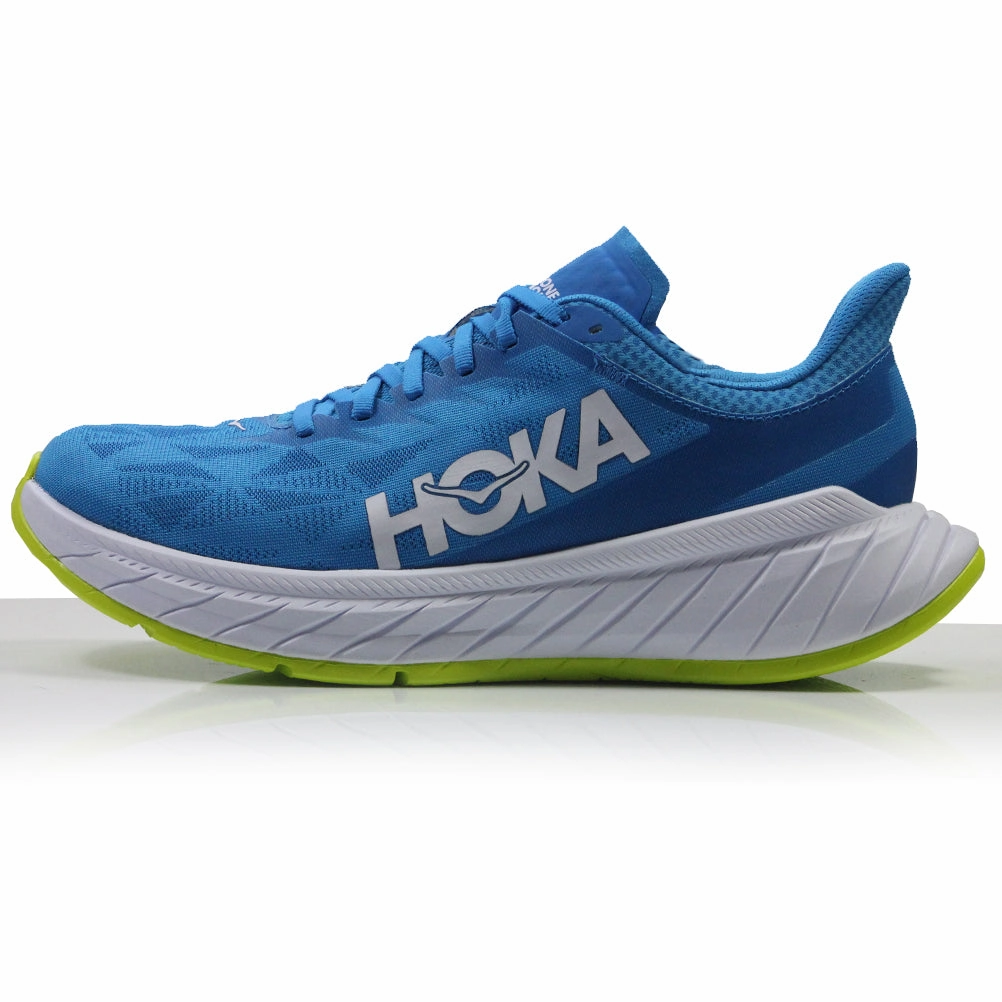 Best Running Distance Hoka One One Carbon X 2 Men's Running Shoe - Diva Blue/Citrus