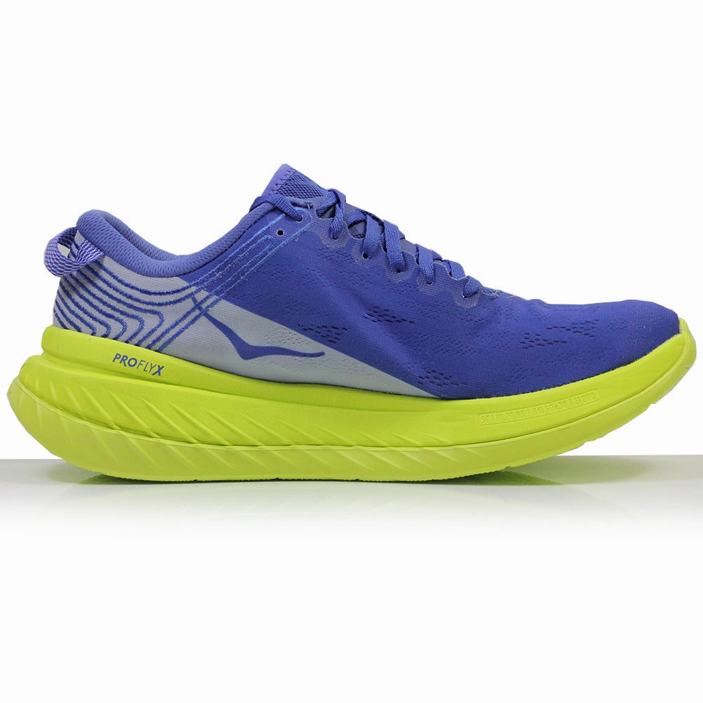 Hoka One One Carbon X Men's Running Shoe - Amparo Blue/Evening Primrose Running Shoes With Wide Toe Box