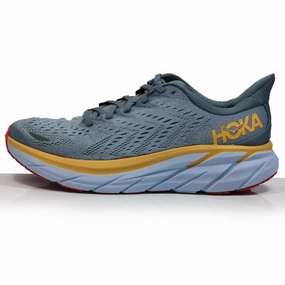 Best Running/walking Shoes Hoka One One Clifton 8 Men's 2E Wide Fit Running Shoe - Goblin Blue/Mountain Spring