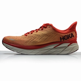 Monster Running Shoe Hoka One One Clifton 8 Men's Running Shoe - Fiesta/Blazing Orange
