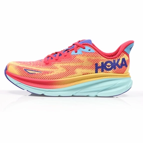Max Cushion Running Shoes Hoka One One Clifton 9 Men's Running Shoe - Cerise/Cloudless