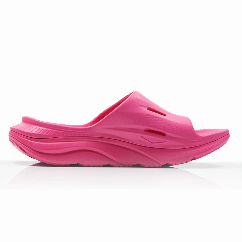 Hoka One One Ora Unisex Recovery Slide - Pink Yarrow On Cloud 2 Running Shoes