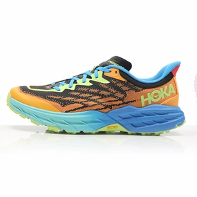 Hoka One One Speedgoat 5 Men's Trail Shoe - Solar Flare/Diva Blue On Cloud Running Shoes Uk Sale