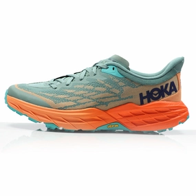 Running Shoes In Gym Hoka One One Speedgoat 5 Men's Trail Shoe - Trellis/Mock Orange