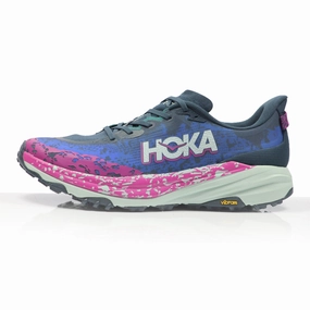 Budget Friendly Running Shoes Hoka One One Speedgoat 6 Men's Trail Shoe -  Stormy Skies/ Aqua