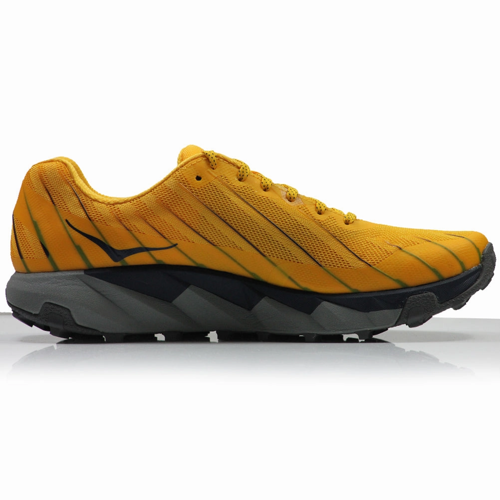 Hoka One One Torrent Men's Trail Shoe - Gold Fusion/Black Iris Best Way To Tie Your Running Shoes