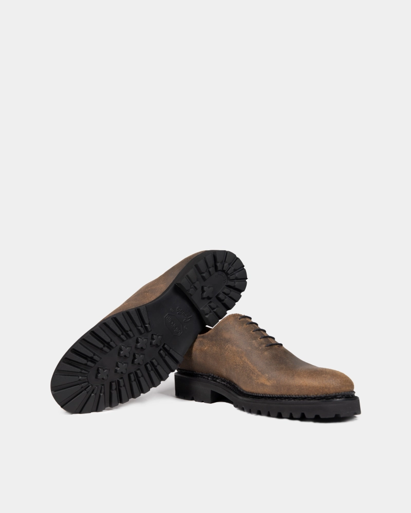 Mole Waxed Suede Wholecut Oxford Shoe Leather Oxfords Shoes